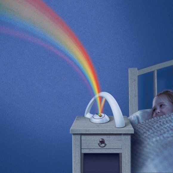 Rainbow Lamp Projector Kids Night Light New in Box! - Picture 1 of 15
